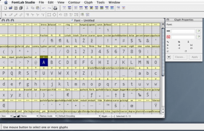 Скриншот приложения FontLab Studio - №1