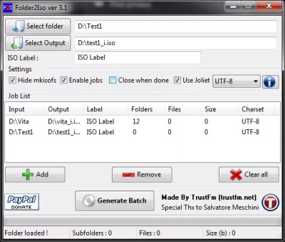 Скриншот приложения Folder2Iso - №3