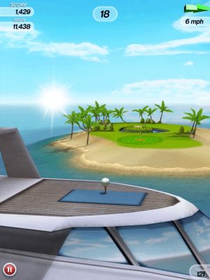 Скриншот приложения Flick Golf! - №7