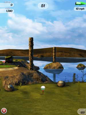 Скриншот приложения Flick Golf! - №10