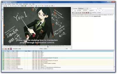 Скриншот приложения Aegisub - №1