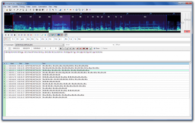 Скриншот приложения Aegisub - №3