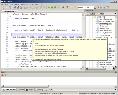 Скриншот приложения CodeLite - №3