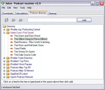 Скриншот приложения Juice Receiver - №3