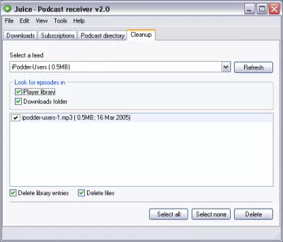 Скриншот приложения Juice Receiver - №4