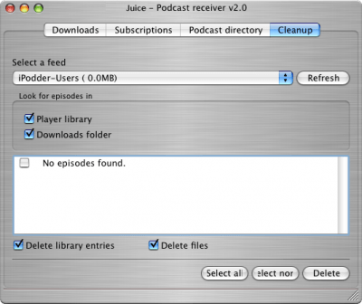 Скриншот приложения Juice Receiver - №4