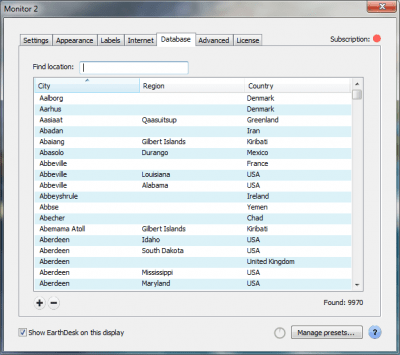 Скриншот приложения EarthDesk - №3