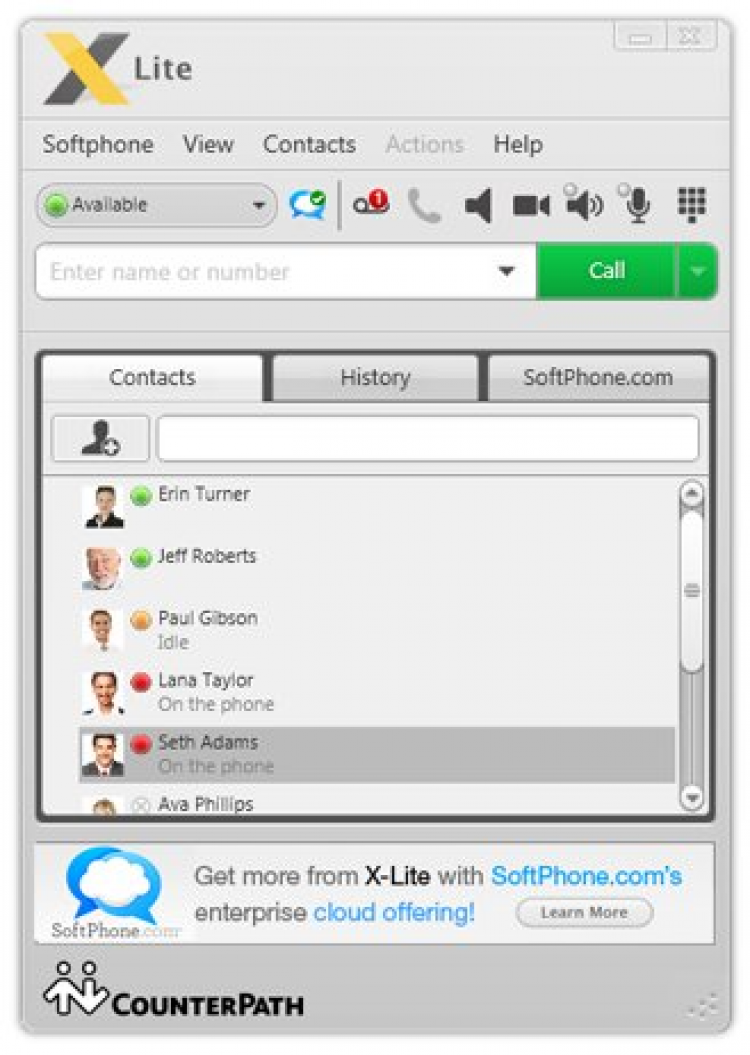 counterpath x lite 4.0 softphone old version