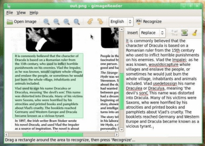 Скриншот приложения gImageReader - №3