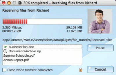 Скриншот приложения Brosix - №3