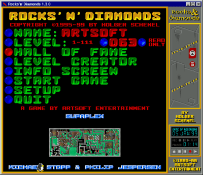 Скриншот приложения Rocks-n-Diamonds - №1