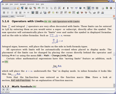 Скриншот приложения LyX - №3