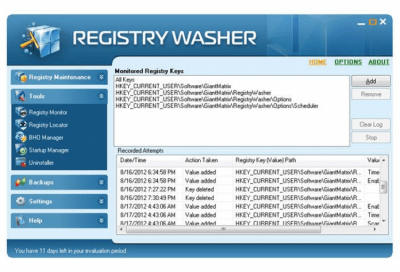 Скриншот приложения Registry Washer - №1