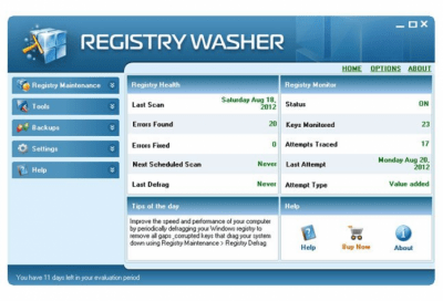 Скриншот приложения Registry Washer - №3
