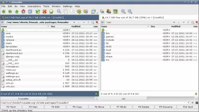 Скриншот приложения Krusader - №3