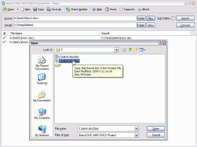 Скриншот приложения Batch DOC and DOCX Converter - №6