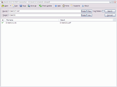 Скриншот приложения Batch Excel to PDF Converter - №1