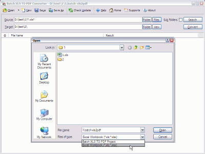 Скриншот приложения Batch Excel to PDF Converter - №3