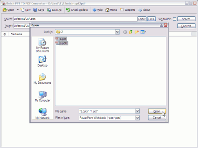 Скриншот приложения Batch PPT to PDF Converter - №3