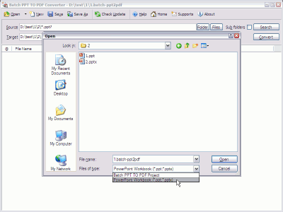 Скриншот приложения Batch PPT to PDF Converter - №4