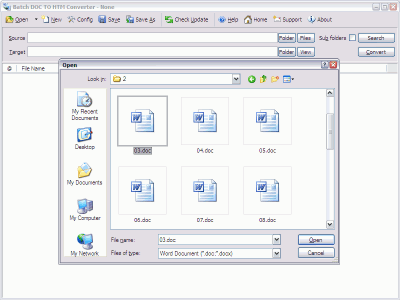 Скриншот приложения Batch Word to HTML Converter - №3