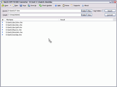 Скриншот приложения Batch CHM to Word Converter - №5