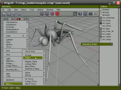 Скриншот приложения Wings 3D - №2