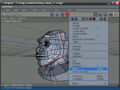 Скриншот приложения Wings 3D - №4