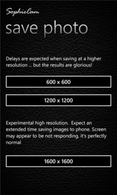 Скриншот приложения Sophie Cam - №3