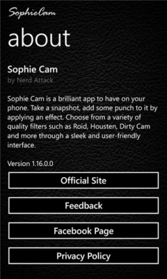 Скриншот приложения Sophie Cam - №5