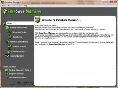 Скриншот приложения GameSave Manager - №1