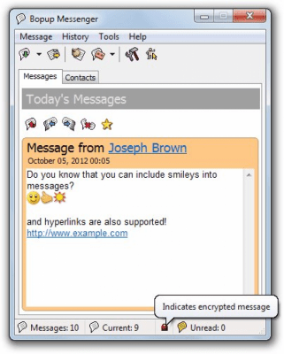 Скриншот приложения Bopup Messenger - №3