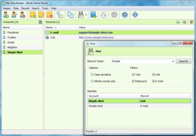 Скриншот приложения My Data Keeper - №3