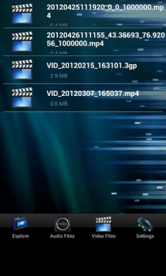 Скриншот приложения New advanced player - №3