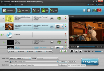 Скриншот приложения Aiseesoft Total Media Converter Platinum - №1