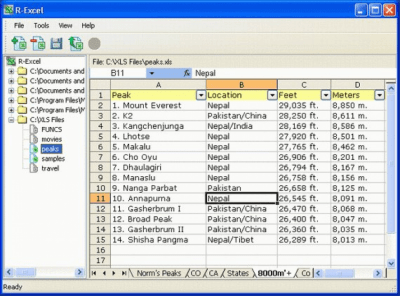 Скриншот приложения R-Excel - №1