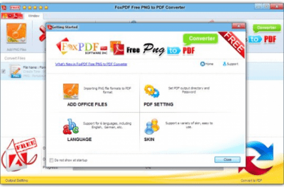 Скриншот приложения FoxPDF Free PNG to PDF Converter - №1