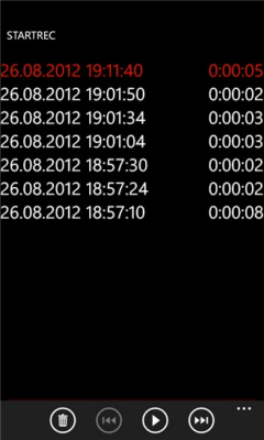 Скриншот приложения StartRec - №3