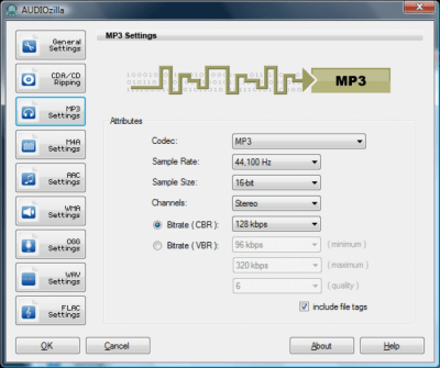 Скриншот приложения Audiozilla Audio Converter - №3