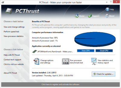 Скриншот приложения PCThrust - №1