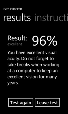 Скриншот приложения Eyes Checker - №5