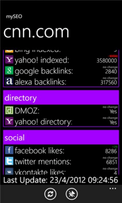 Скриншот приложения mySEO - №5