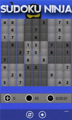 Скриншот приложения Sudoku Ninja - №2