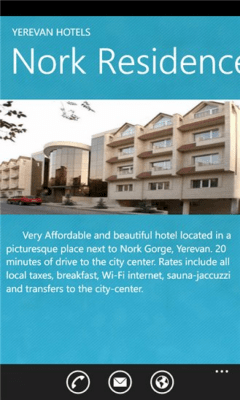 Скриншот приложения Yerevan Hotels - №5