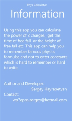 Скриншот приложения Phys Calculator - №2