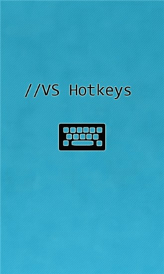 Скриншот приложения VS Hotkeys - №1