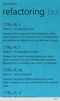 Скриншот приложения VS Hotkeys - №3