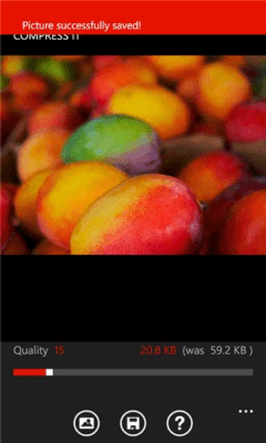Скриншот приложения Compress It - №3