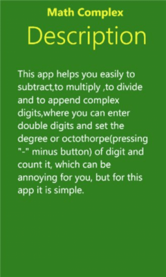 Скриншот приложения Math Complex - №3