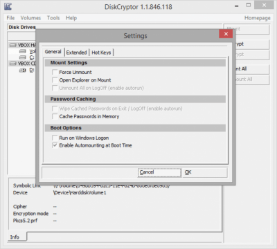 Скриншот приложения DiskCryptor - №4